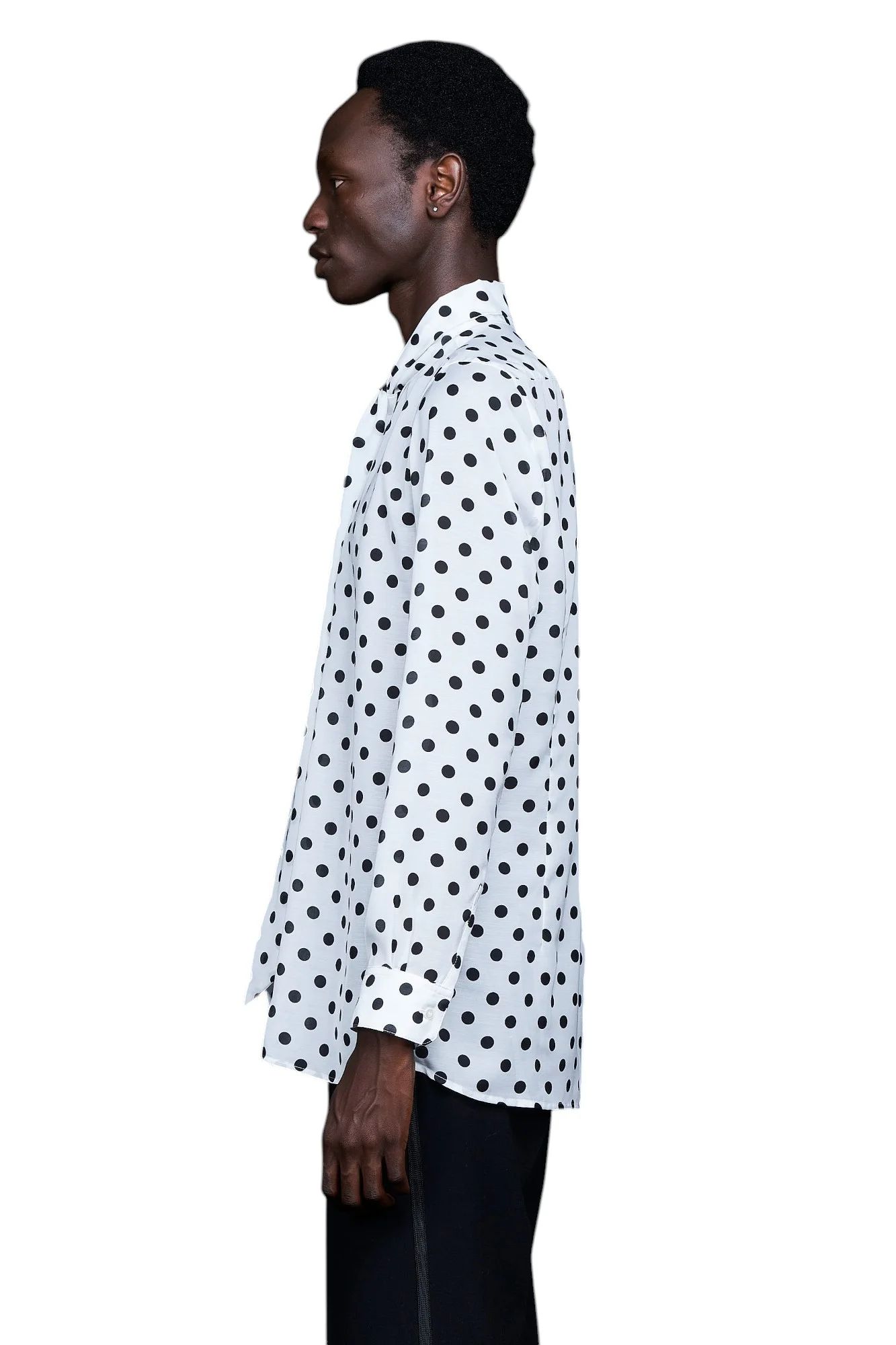 Big Dots tiny Ribbon Shirts ビッグ ドット タイニー リボンシャツ