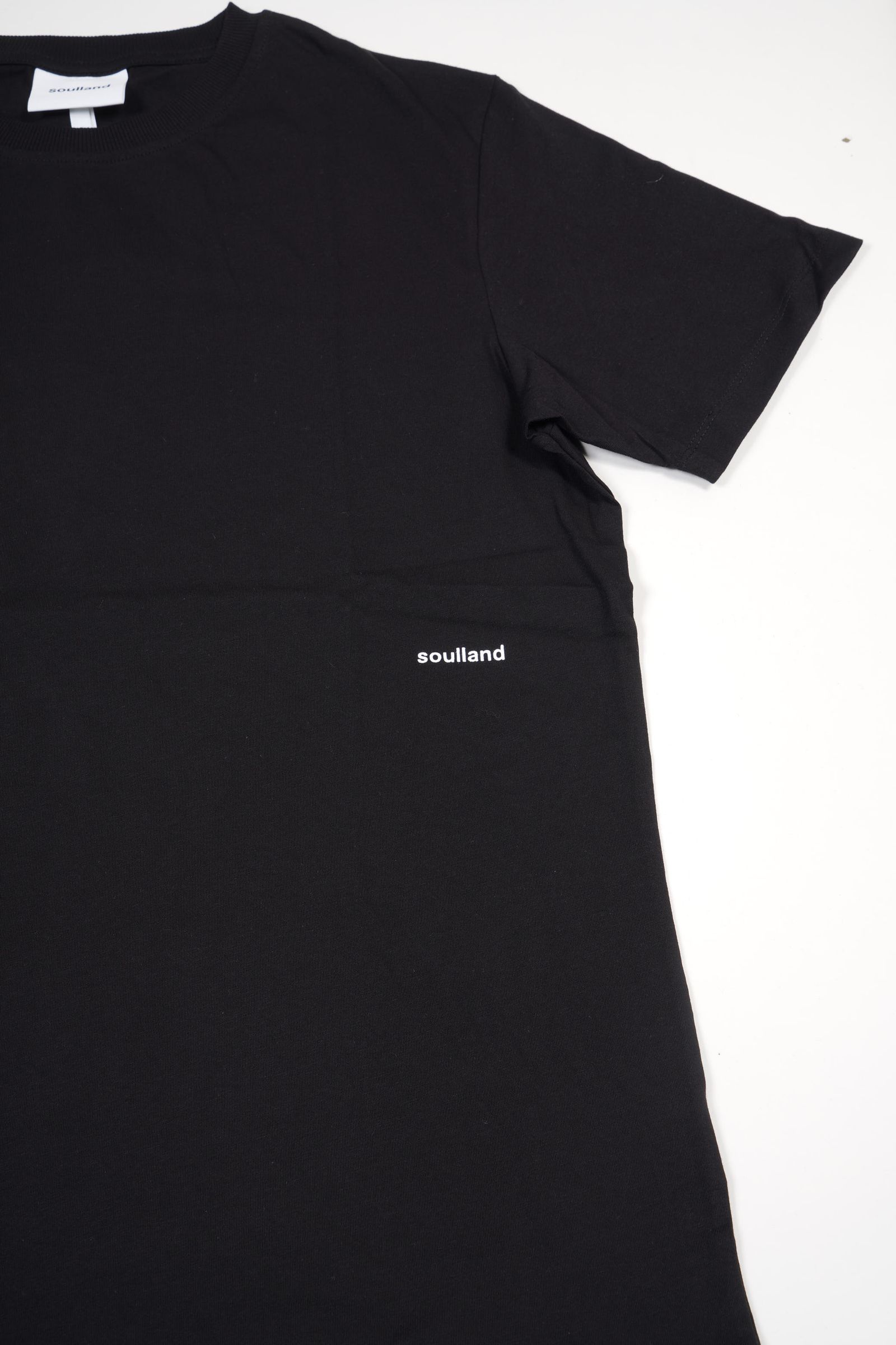 Coffeyスモールロゴプリント 半袖Tシャツ ブラック