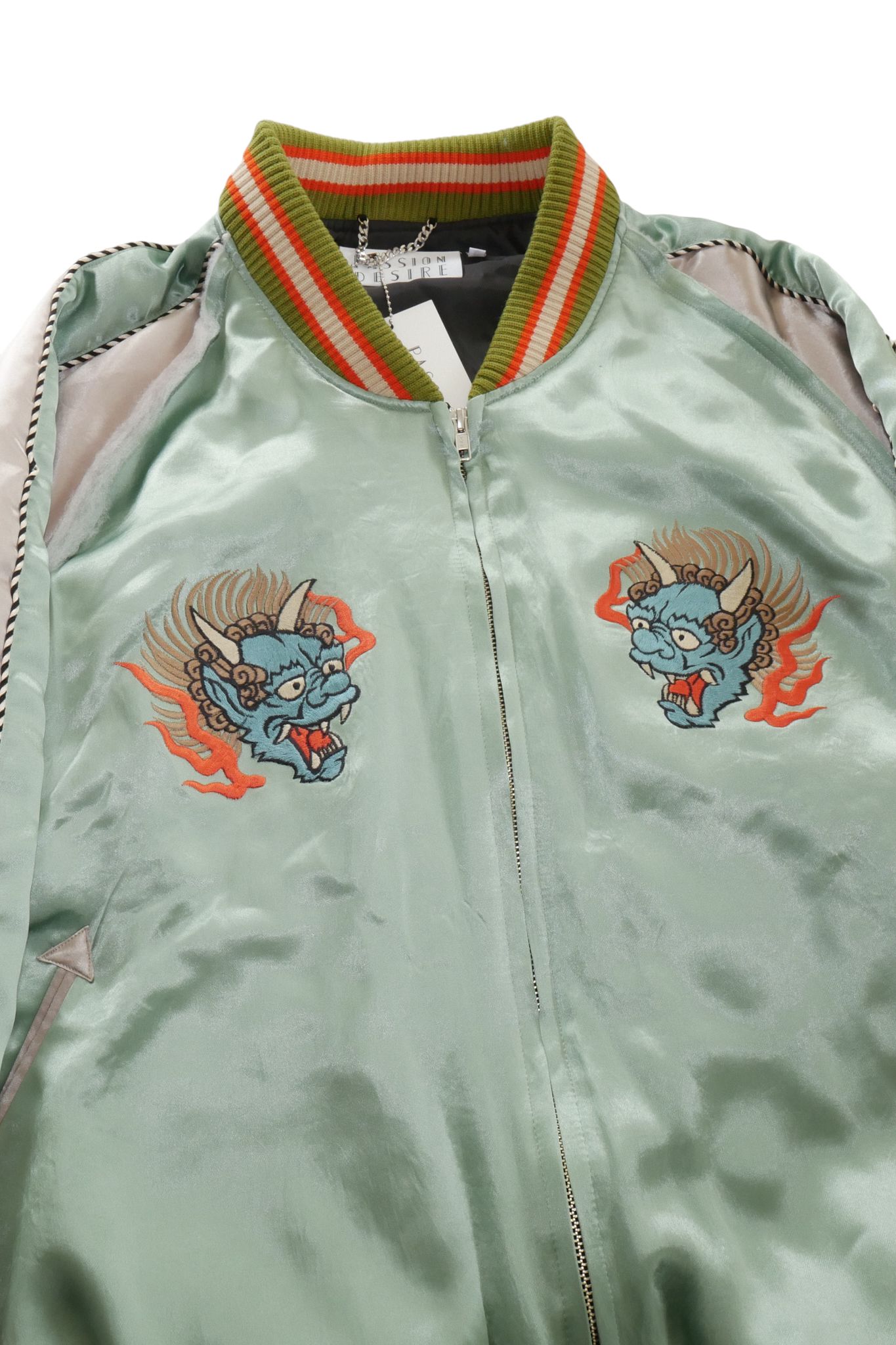 コンダクター el conductorH WOLF EMBROIDERED SOURVENIR JKT ウルフ ...