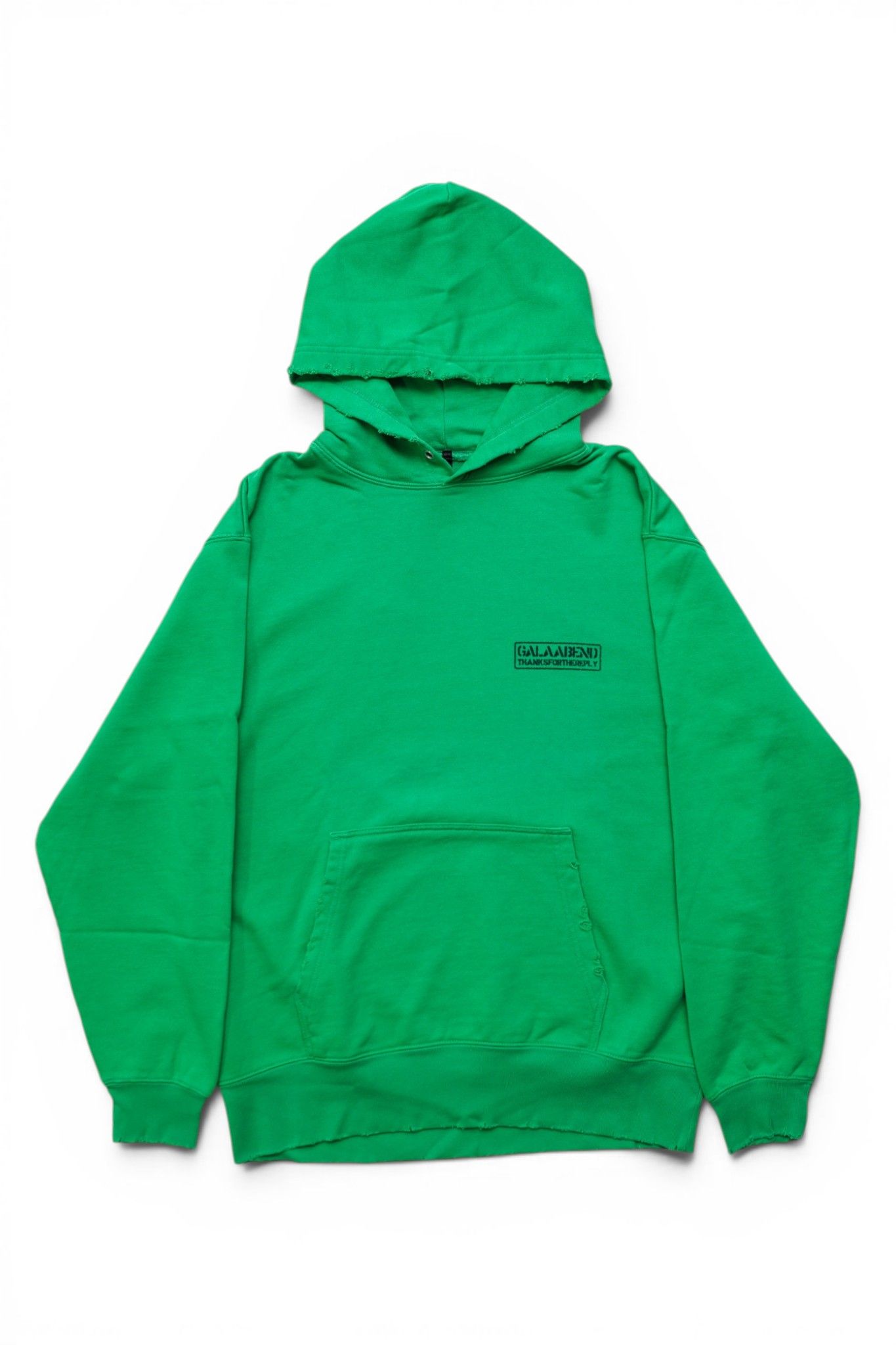 ダメージ スウェット パーカー