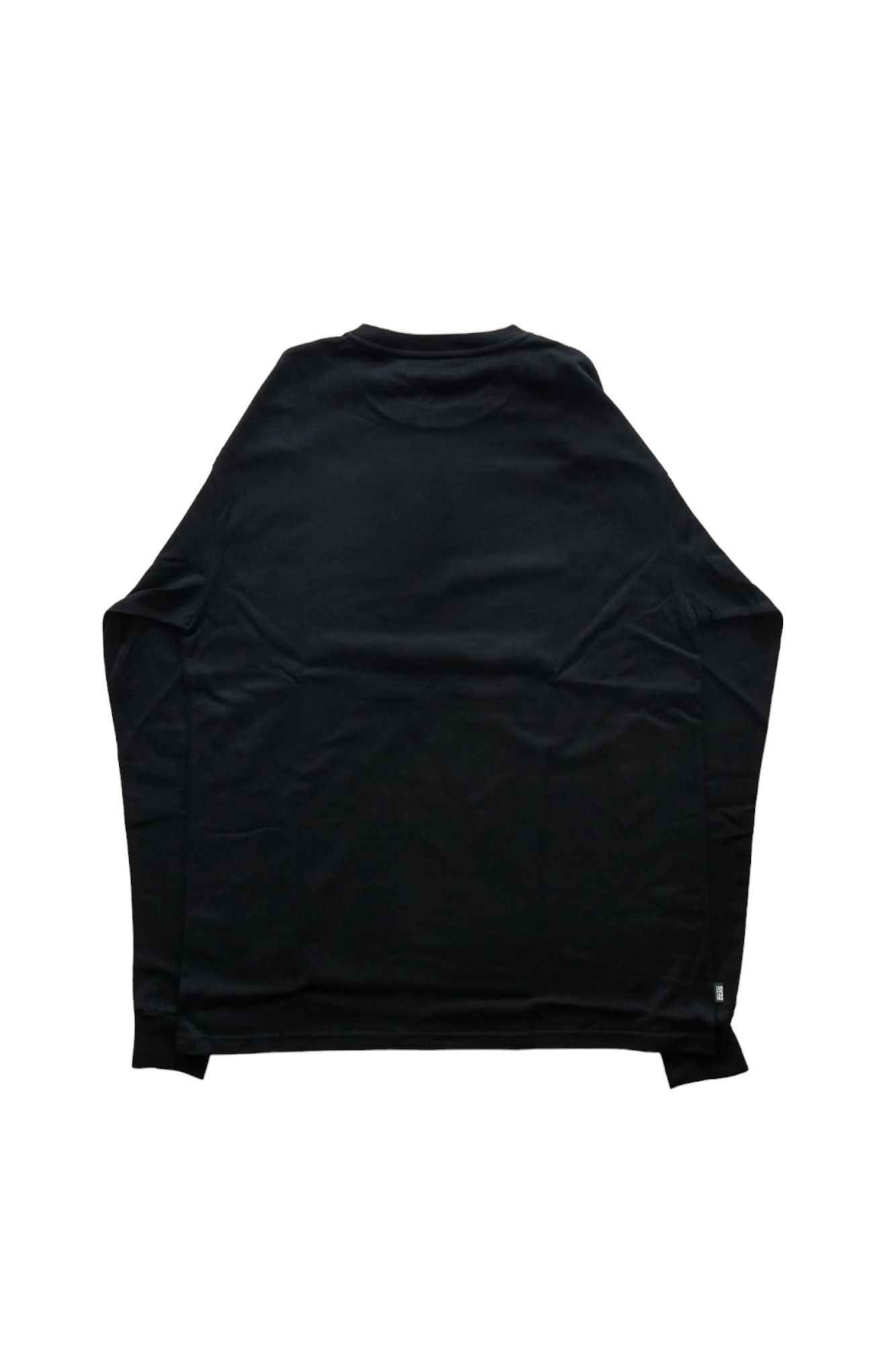 Listing Logo Long Sleeve Tee-shirt ブラック x ホワイト