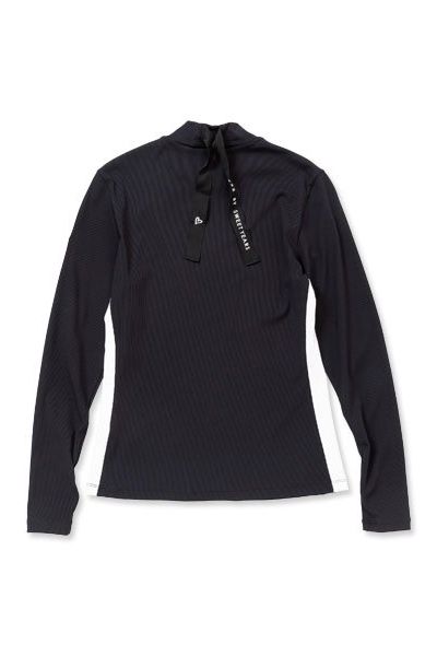 CARVICO モックネック 長袖Tシャツ ブラック