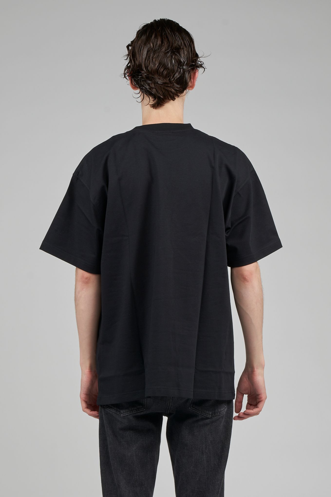 soulland×ハローキティ コラボ ハートプリント 半袖Tシャツ ブラック