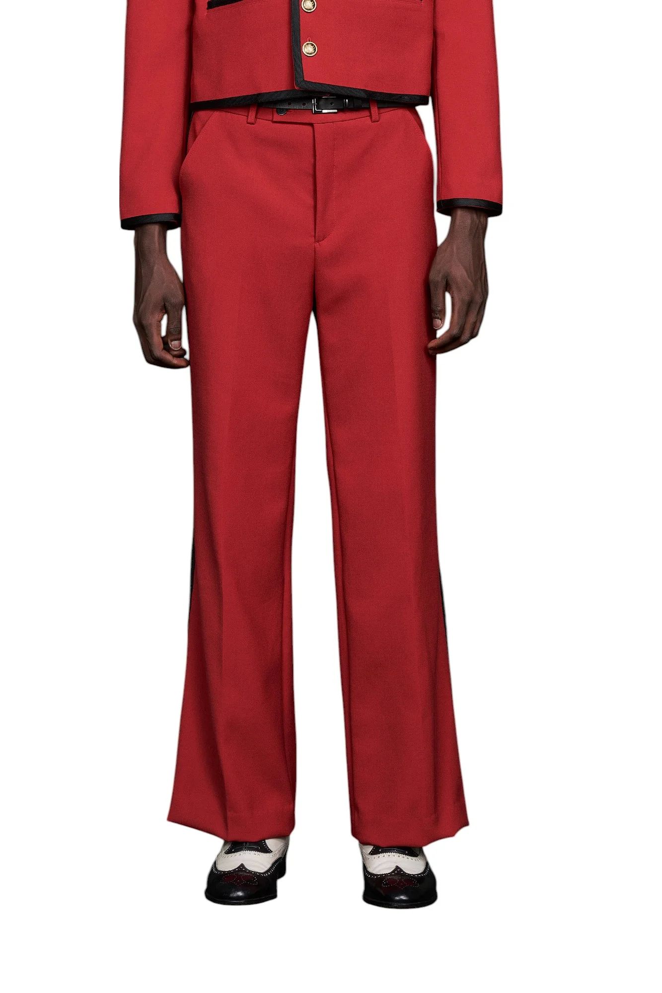 80’ semi wide leg Sideline Slacks RED