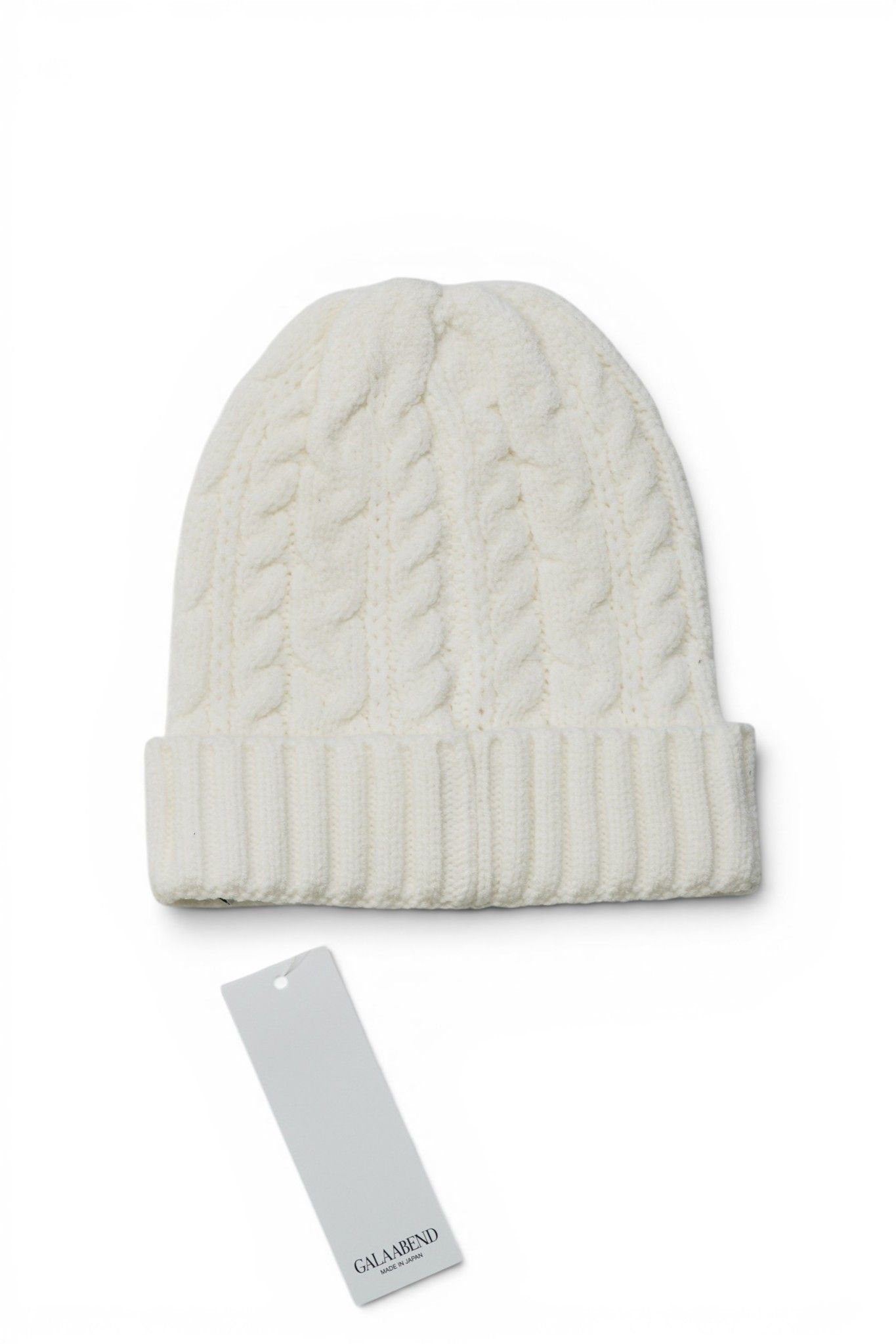 ケーブル ニット キャップ - THE "MET" Embroidery CABLE KNIT CAP