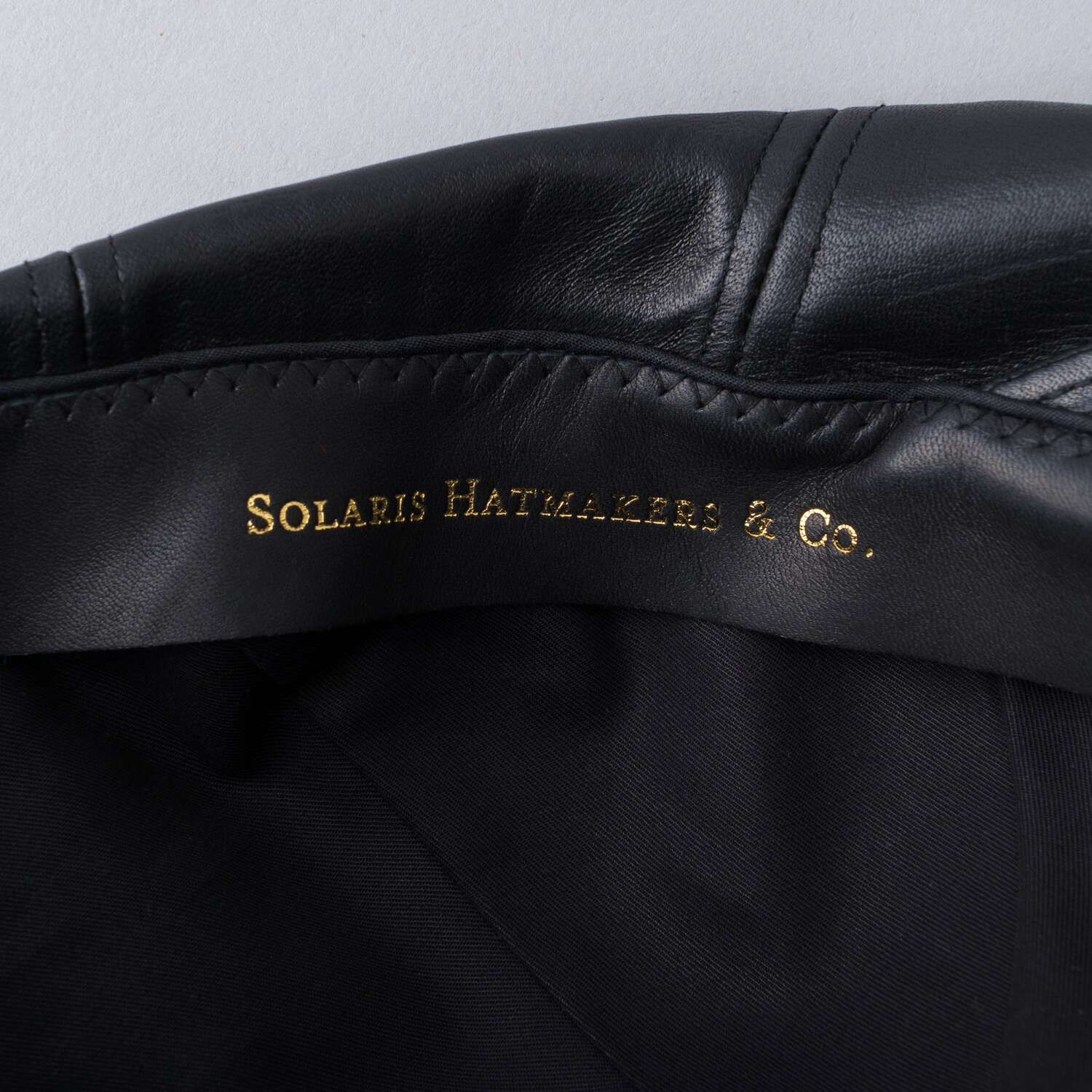 SOLARIS HATMAKERS & Co. レザーキャスケット | tubosoliveira.com.br