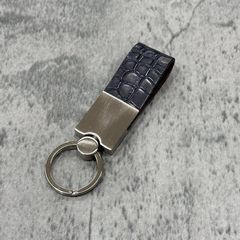 LE'SAC  クロコダイル キーホルダー  (ネイビー)  D283