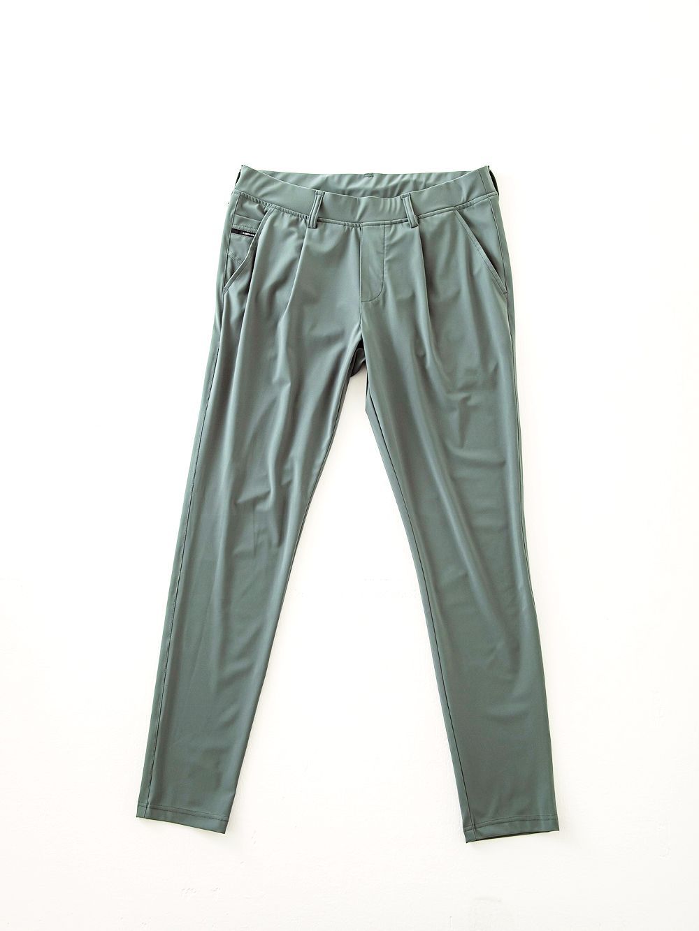 CHRIS EASY TUCK PANTS スラックス イージー タックパンツ (カーキ)