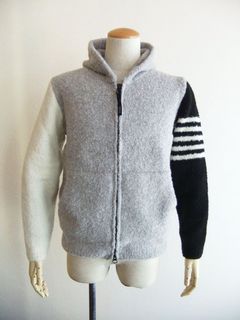 HISAO  ニット切替 ZIP パーカー