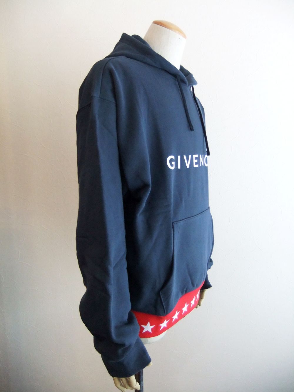 GIVENCHY  ロゴ / STARS 切替フーディー
