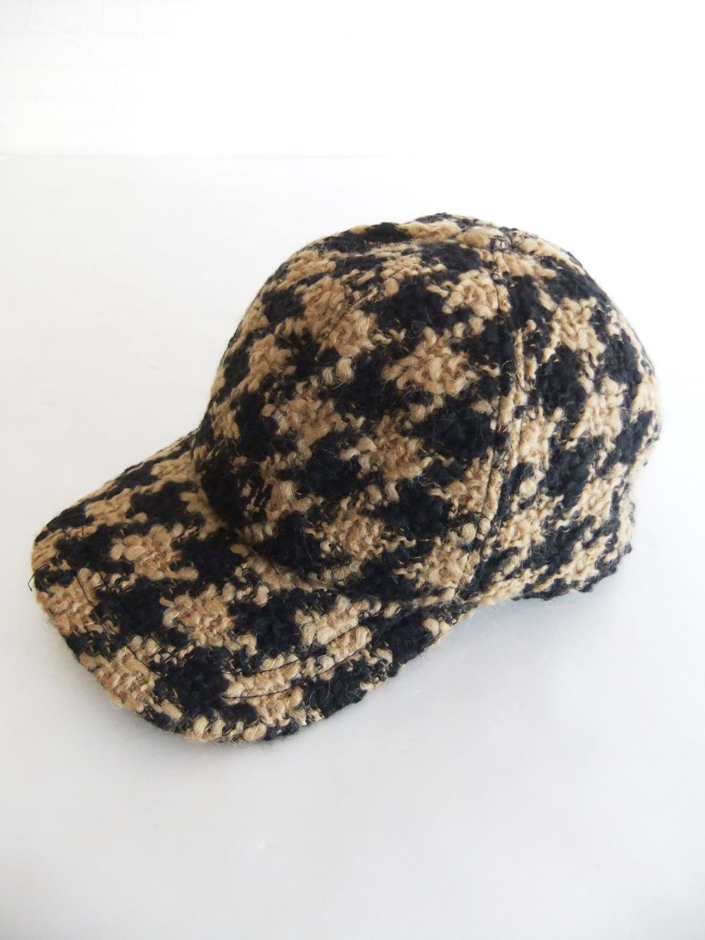 BIG HOUNDSTOOTH PATTERN CAP  千鳥柄キャップ   3341MDL03