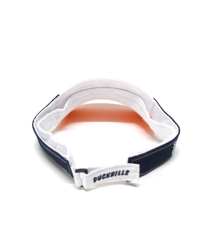 rough & swell - SMILE SUN VISOR (ブルー) ロゴ入りサン