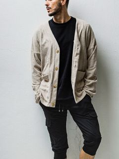 WEST pile cardigan (ベージュ)  パイルカーディガン