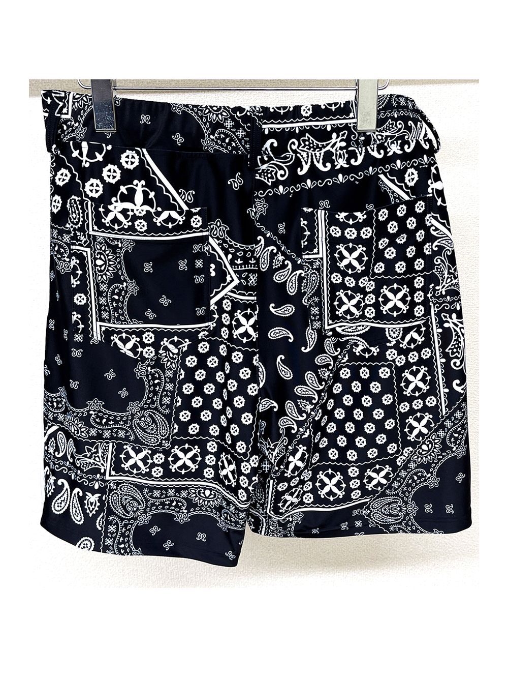 PAISLEY RUSH SHORTS   (ブラック) ラッシュガード ハーフパンツ