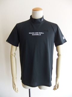 CHIC SICK TOUR MOCK  (ブラック)  モックネック 半袖ポロシャツ RSM-23020