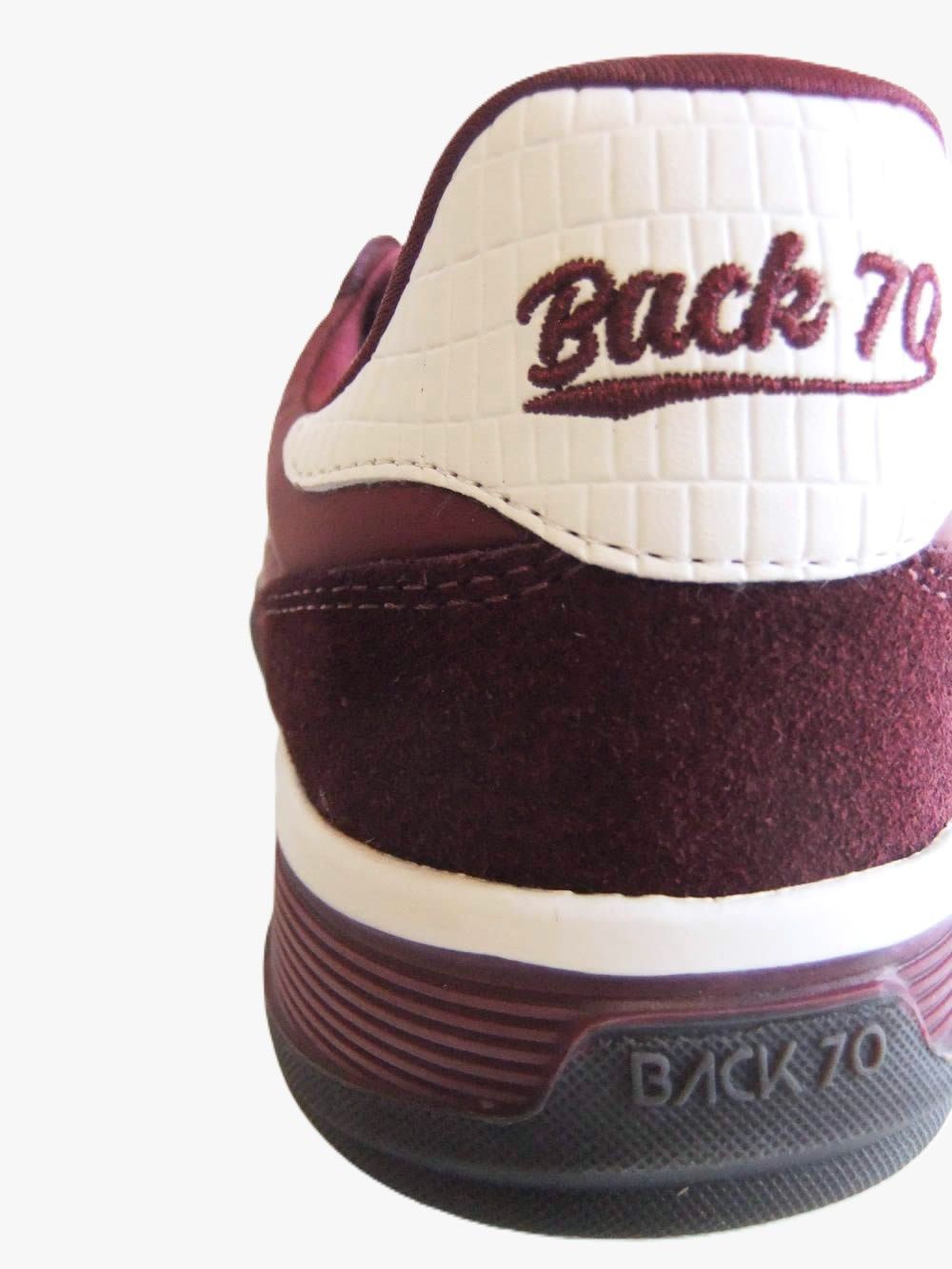 【BACK70】 FIRE BALL SPONGY NYLON BUTTER 70  （ワイン） ファイヤーボール ナイロン スニーカー