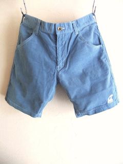 VIRGINIA SHORTS (ブルー)  サマーコーデュロイ ストレッチ ハーフパンツ   RSM-25068