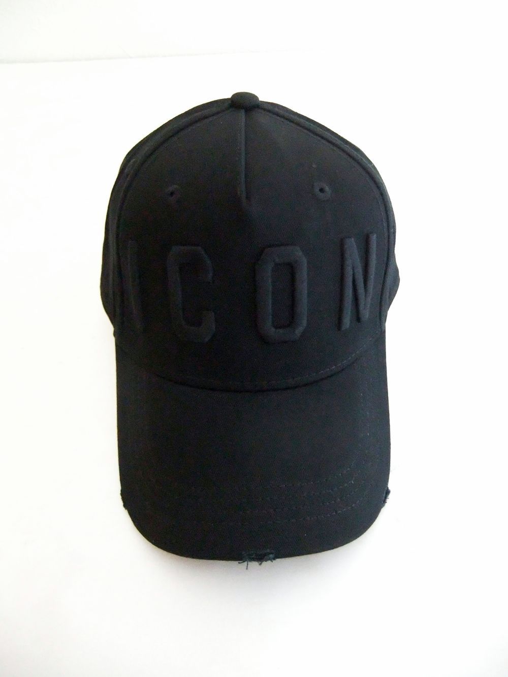 ICON BASEBALL CAP  ロゴ キャップ   S82BC4001 (ブラック×ブラック)