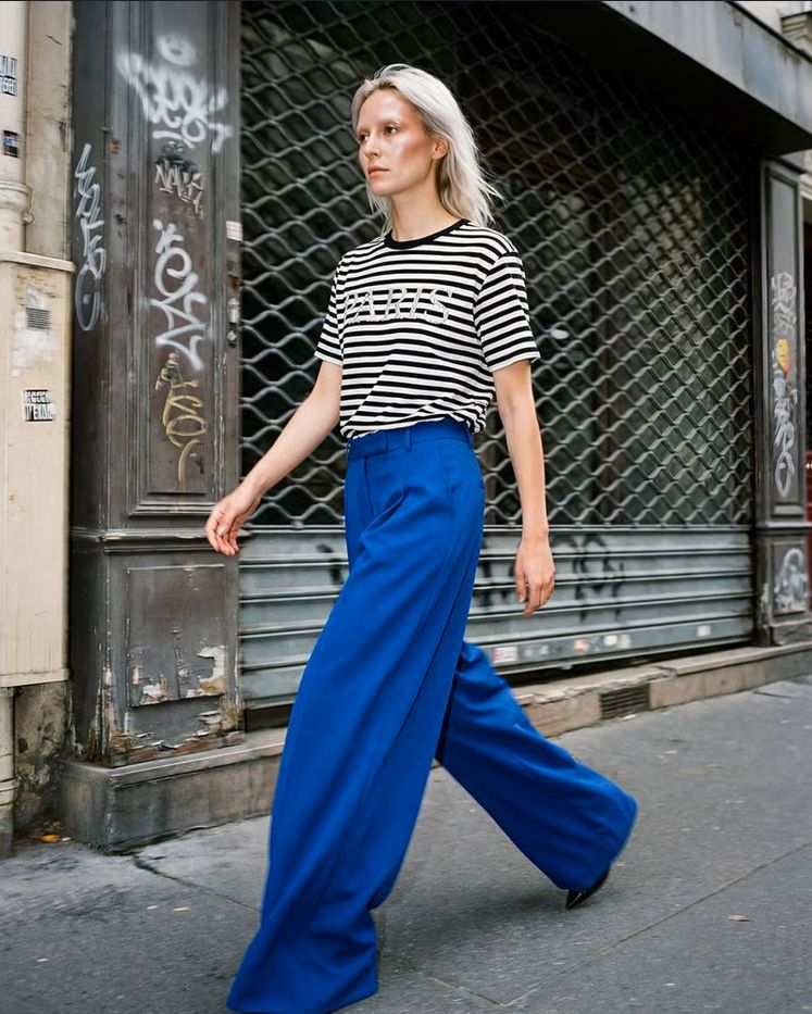 【MICALLE MICALLE Account】 PARIS PEARL BORDER T-SHIRT  (ブラック×ホワイト)  パール付き ボーダー T-SHIRT   MAA104TEA