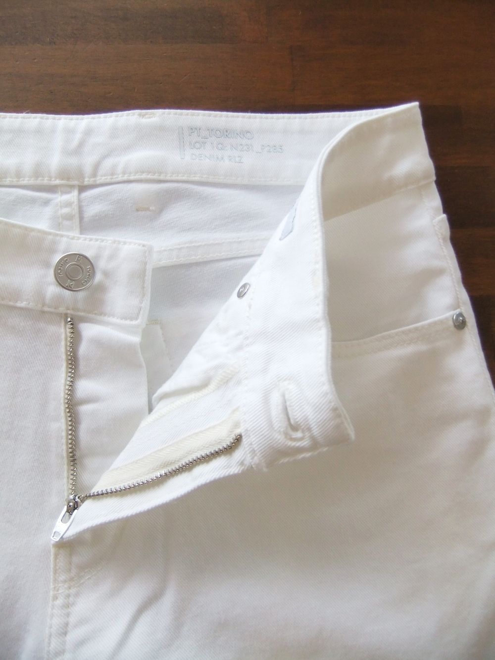 PT  TORINO  DENIM  (ホワイト) SWING ワンウォッシュ デニムパンツ