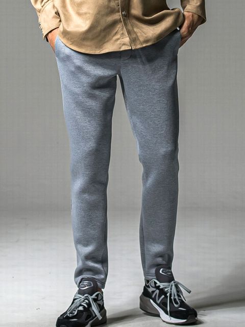 ERIC EASY PANTS   (グレー)   スラックス型イージーパンツ