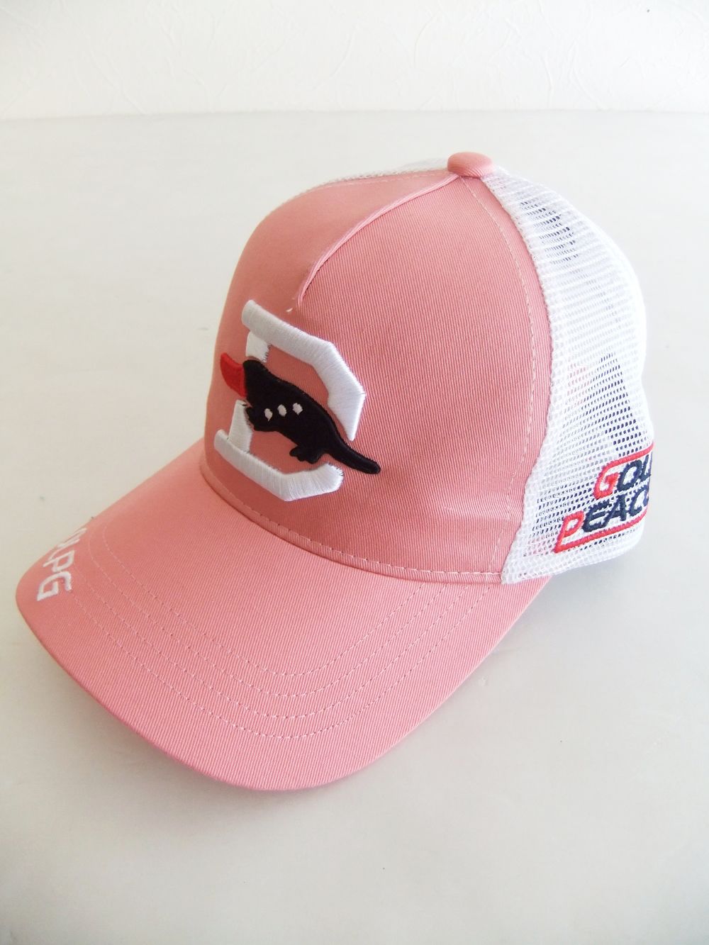 BIG D MESH CAP (ピンク) ロゴ入りキャップ RSA-23006