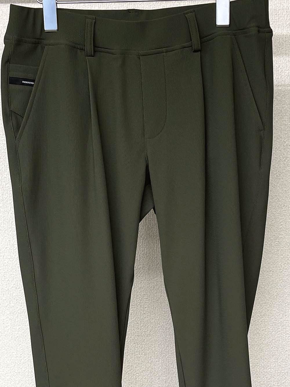 CHRIS EASY TUCK PANTS スラックス イージー タックパンツ (カーキ)