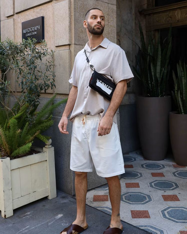 【MICALLE MICALLE Account】 HOMMAGE  HFRMFS SHOULDER BAG （FOLDABLE）STRAP SET  (ブラック×ブラック) オマージュ ショルダーバッグ  MAC100GEE