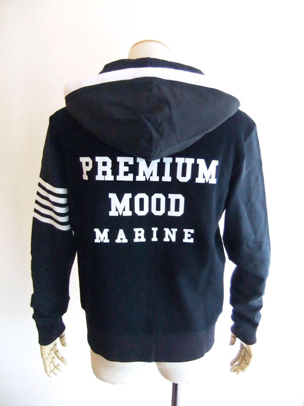 MATMA   パイル  ZIP UP 切替パーカー