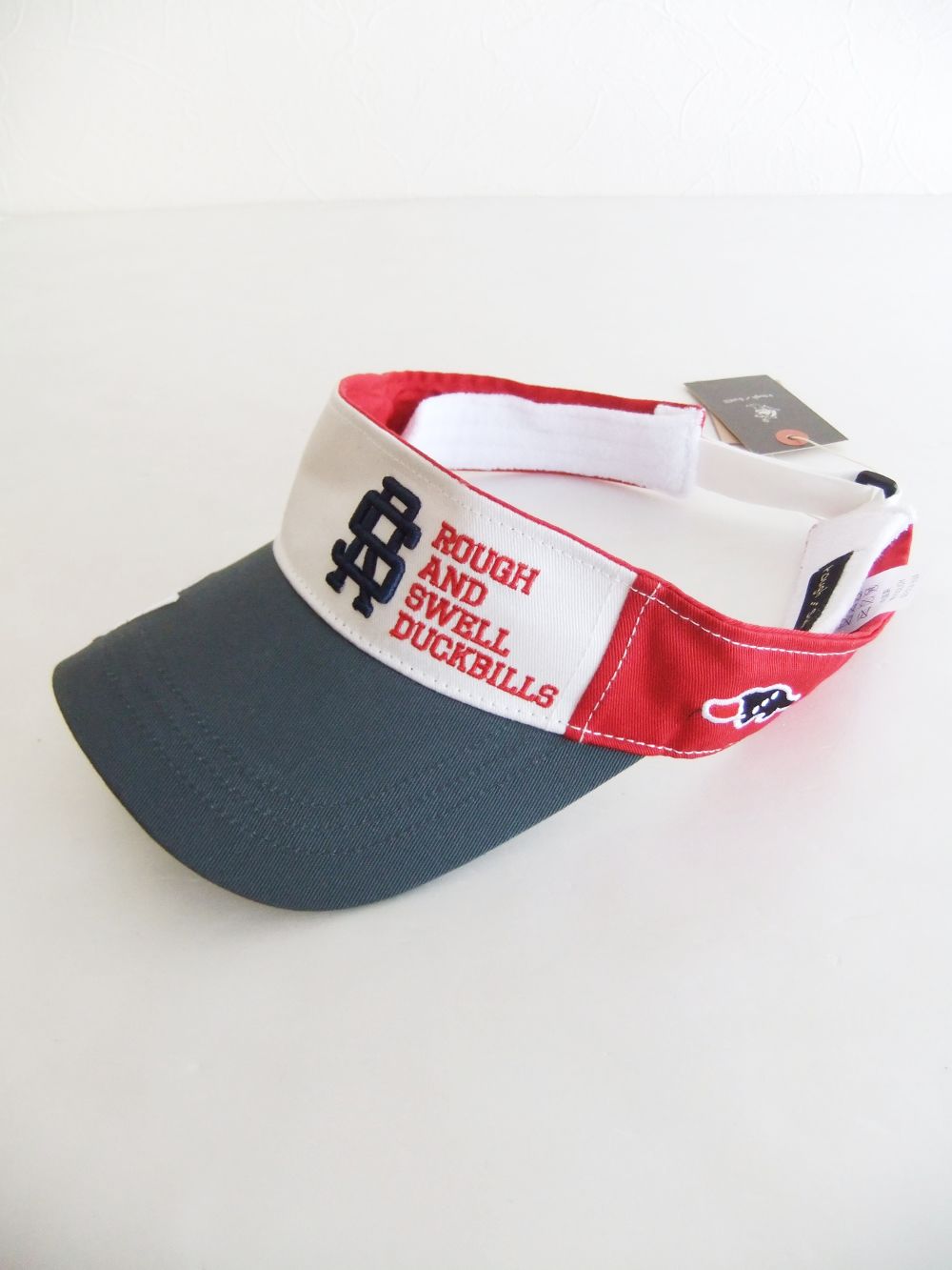 TOUR SUN VISOR MULTI (グレー) ロゴ入りサンバイザー  RSA-23005