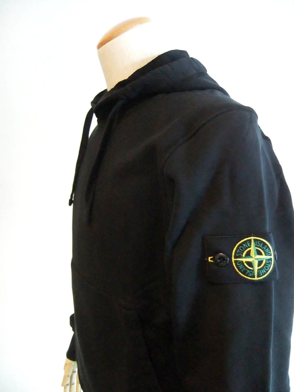 ORGANIC COTTON FLEECE     スウェット パーカー  (ブラック)