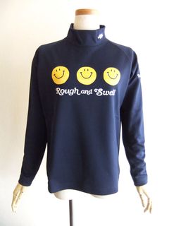 【LADIES】 SMILE HOT MOCK.W   ロゴ入り モックネック  RSL-24210