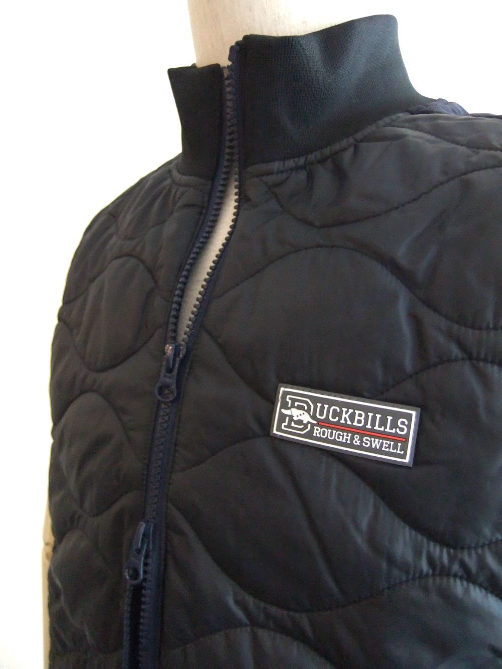 rough & swell - SWELL VEST (ネイビー) 中綿入り ベスト RSM