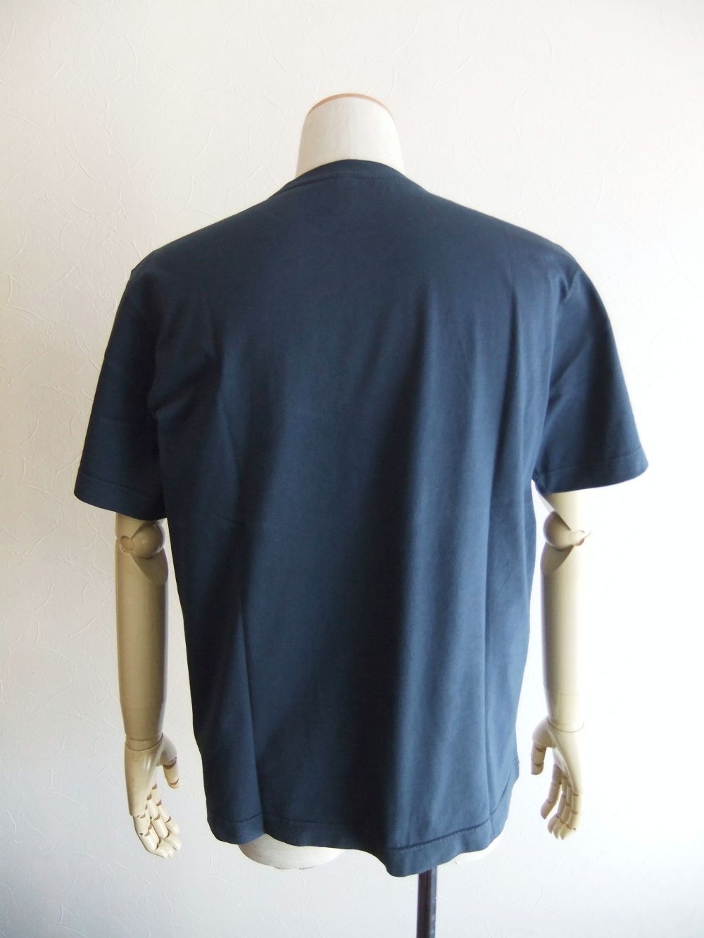 クルーネック 半袖Tシャツ ( ネイビー )