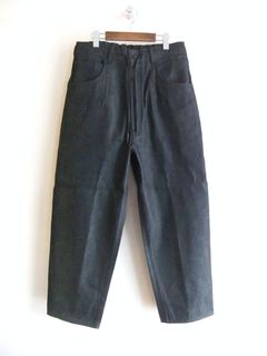 ワイド テーパード デニム パンツ