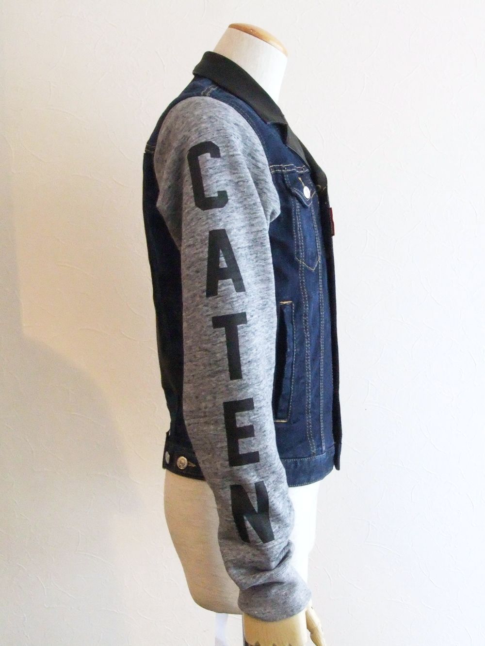 Dark Caten Bros Denim Jacket  LEATHER/SWEAT デニムジャケット  S71AN0266