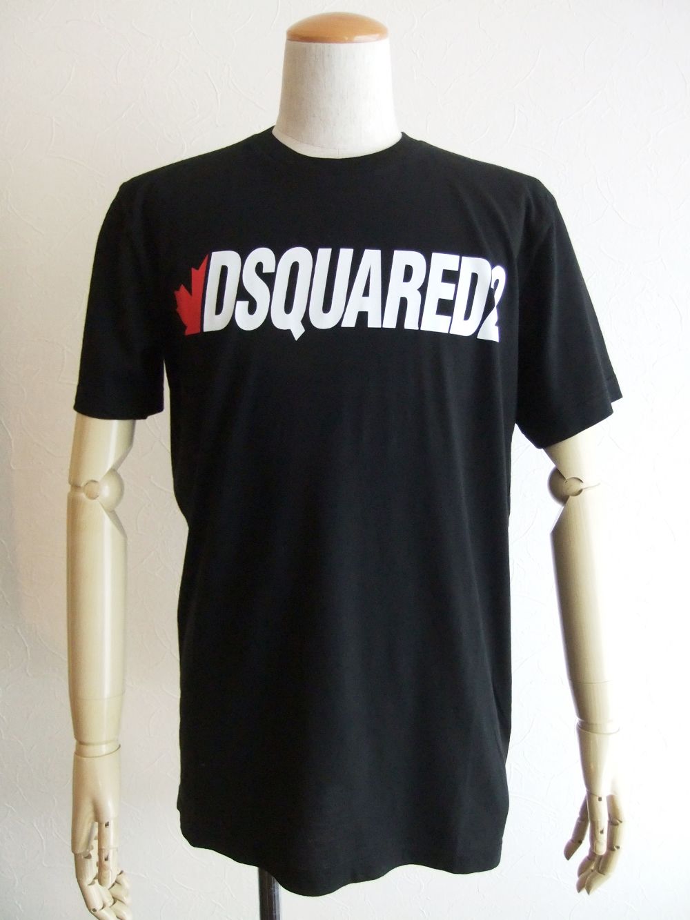 Dsquared2 ロゴプリント T-SHIRT (ブラック)  S74GD0834