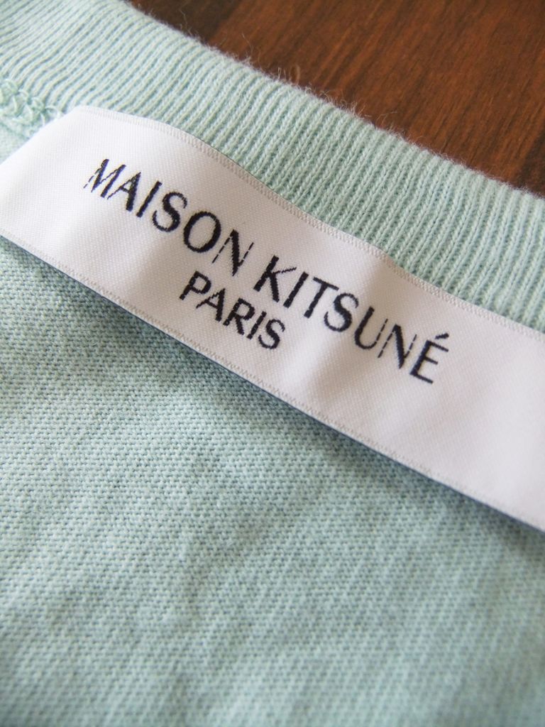 ★MAISON KITSUNE★ドレスドフォックスパッチクラシック Tシャツ 