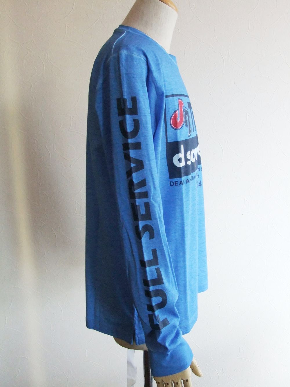 D2 Twins Long Sleeve T - Shirt  (ブルー)  長袖Tシャツ   S74GD0869