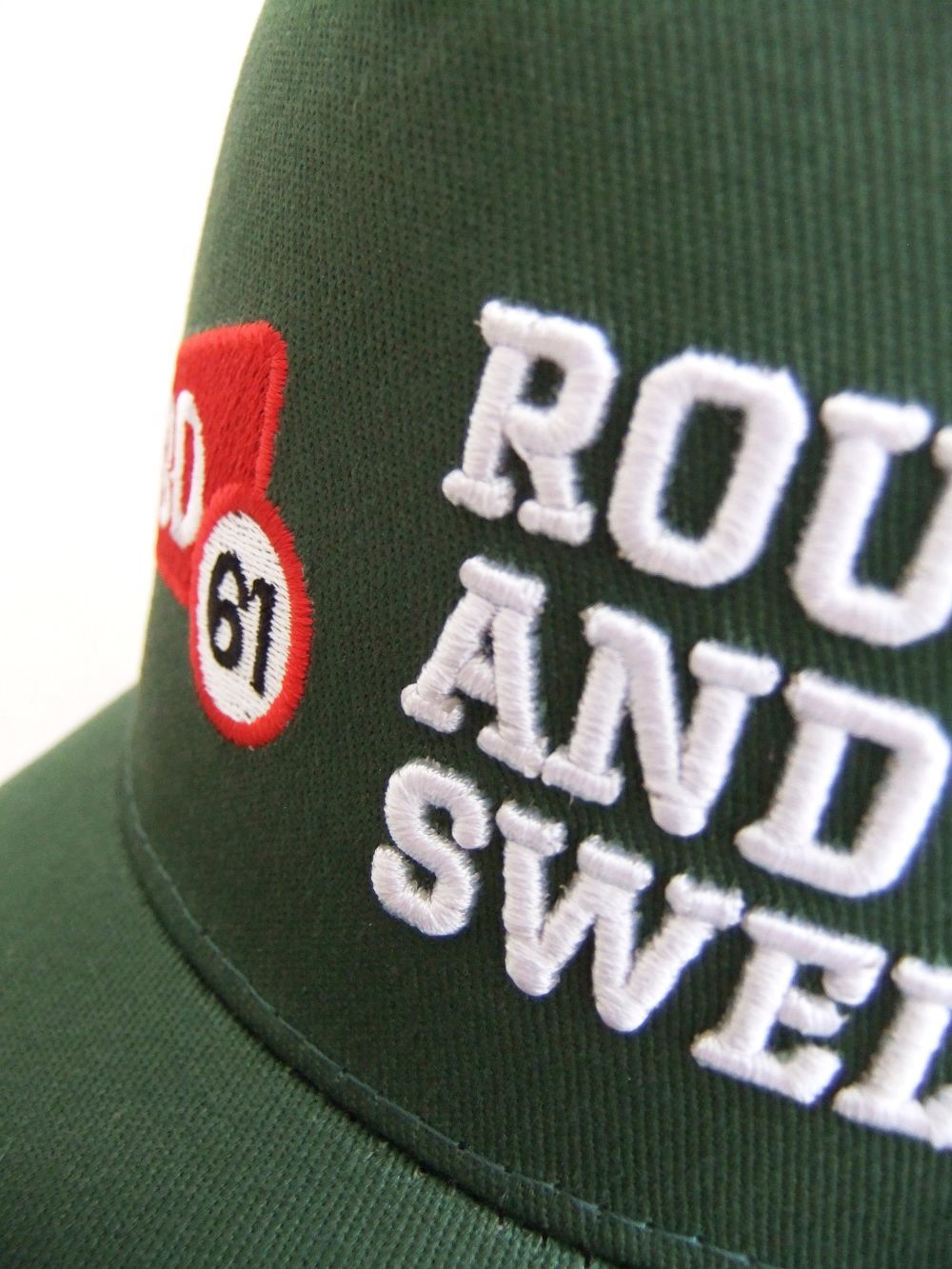 RED IRON MESH CAP  (オリーブ)   ロゴ入りキャップ    RSA-24005