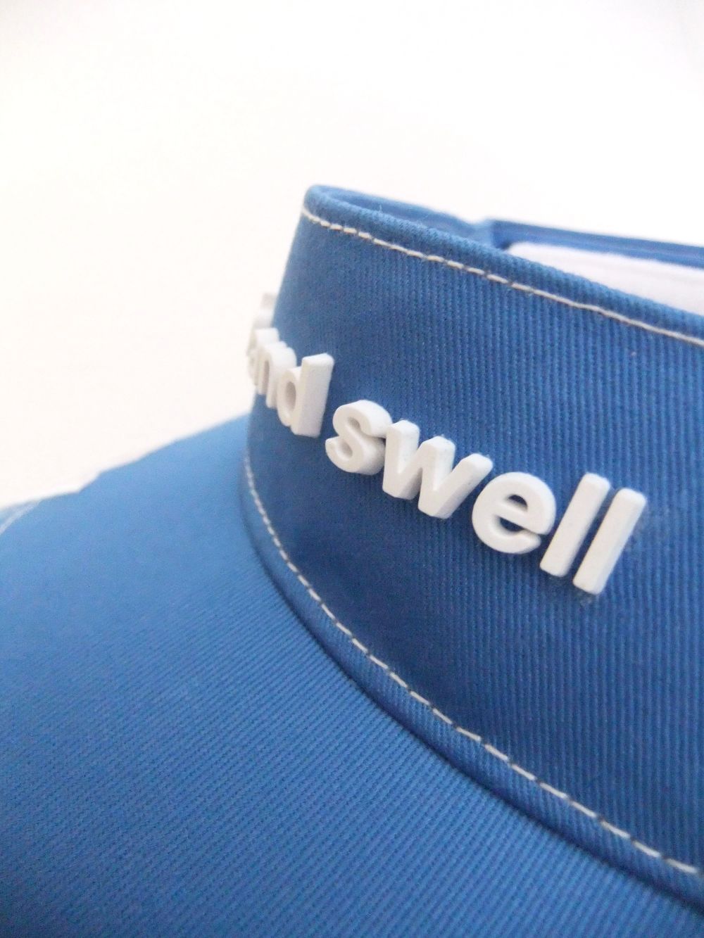SIMPLE LOGO VISOR ( ブルー) ロゴ入りサンバイザー  RSA-21013