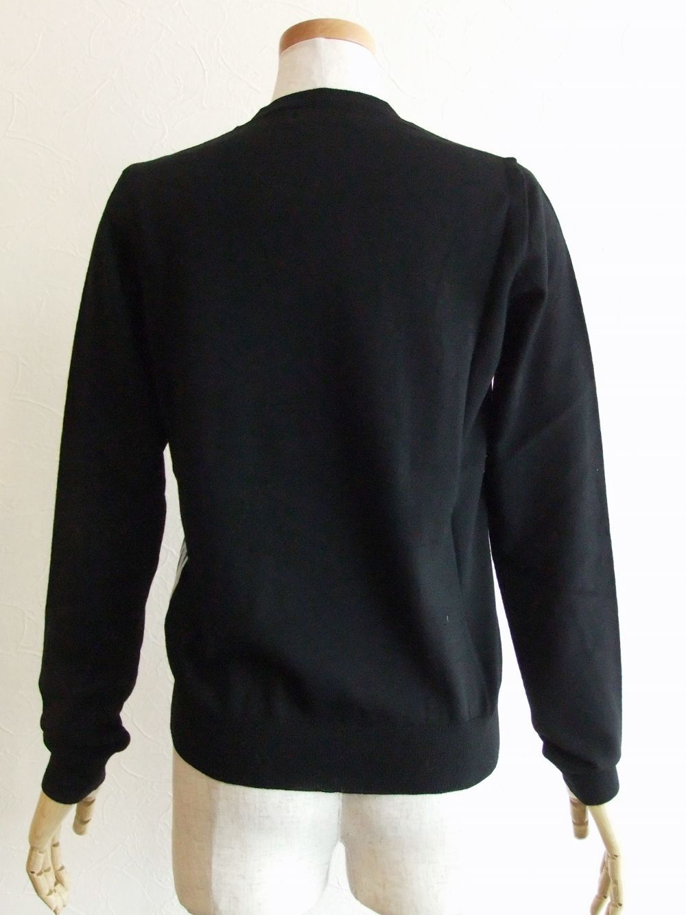 LADIES SIDE LOGO KNIT ウール クルーネックセーター  S80HA0003
