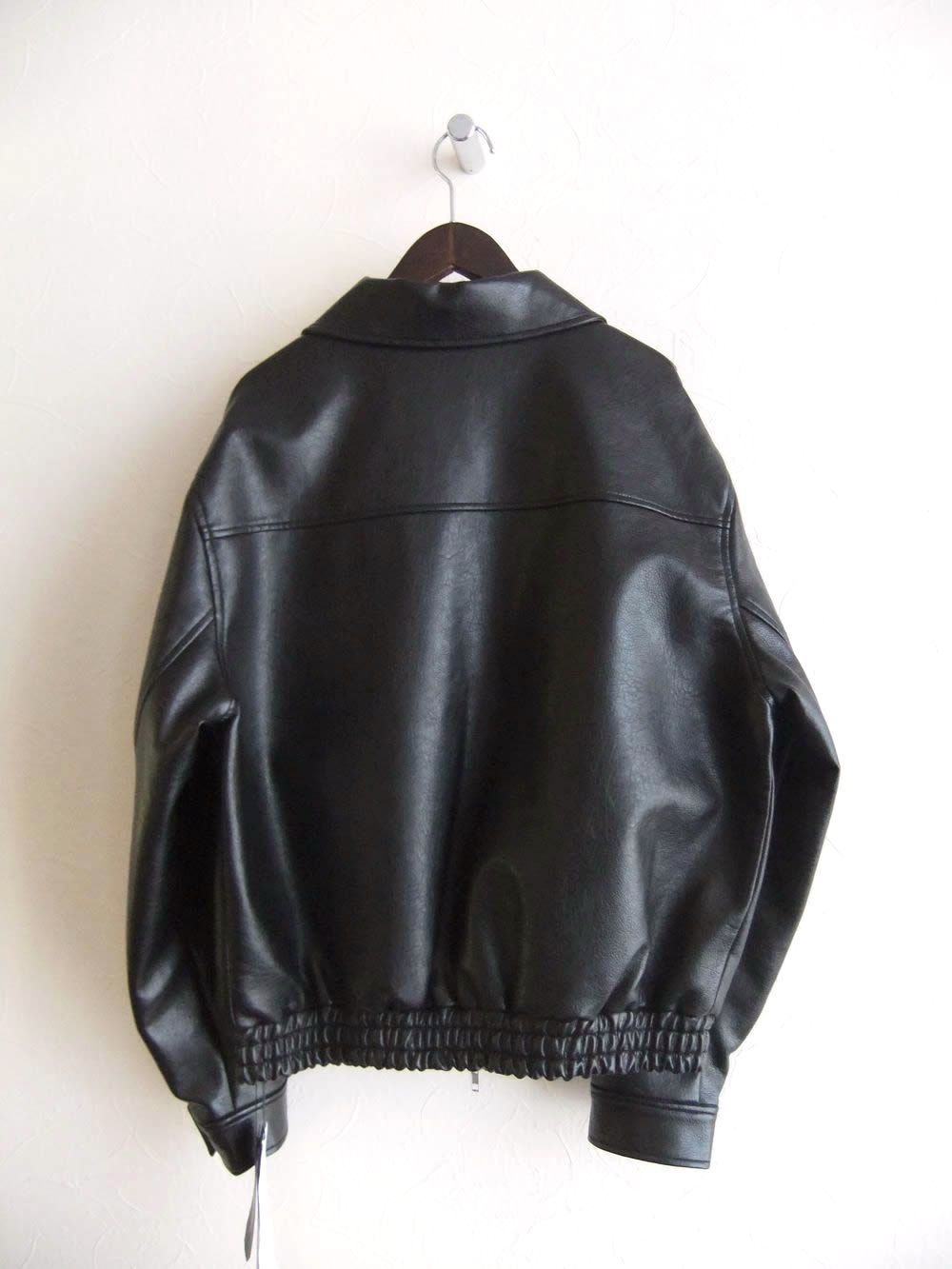 フェイクレザー ZIP ブルゾン    MMH106JDC