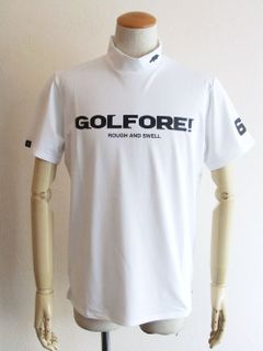 GOLFORE! MOCK  (ホワイト)  モックネック 半袖ポロシャツ RSM-22038
