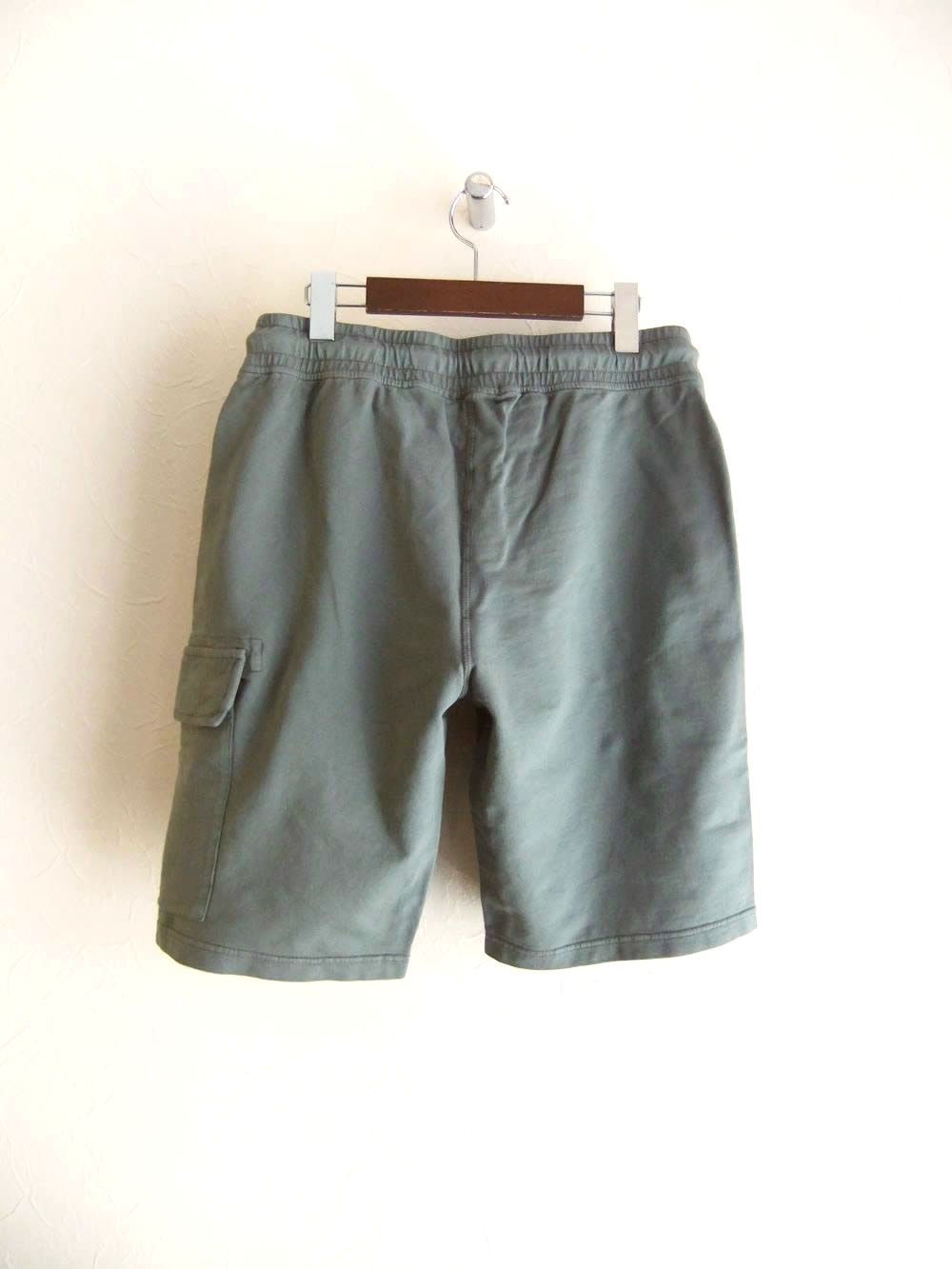LIGHT FLEECE CARGO LENS SHORTS  (ダークグレー)  スウェット ハーフパンツ