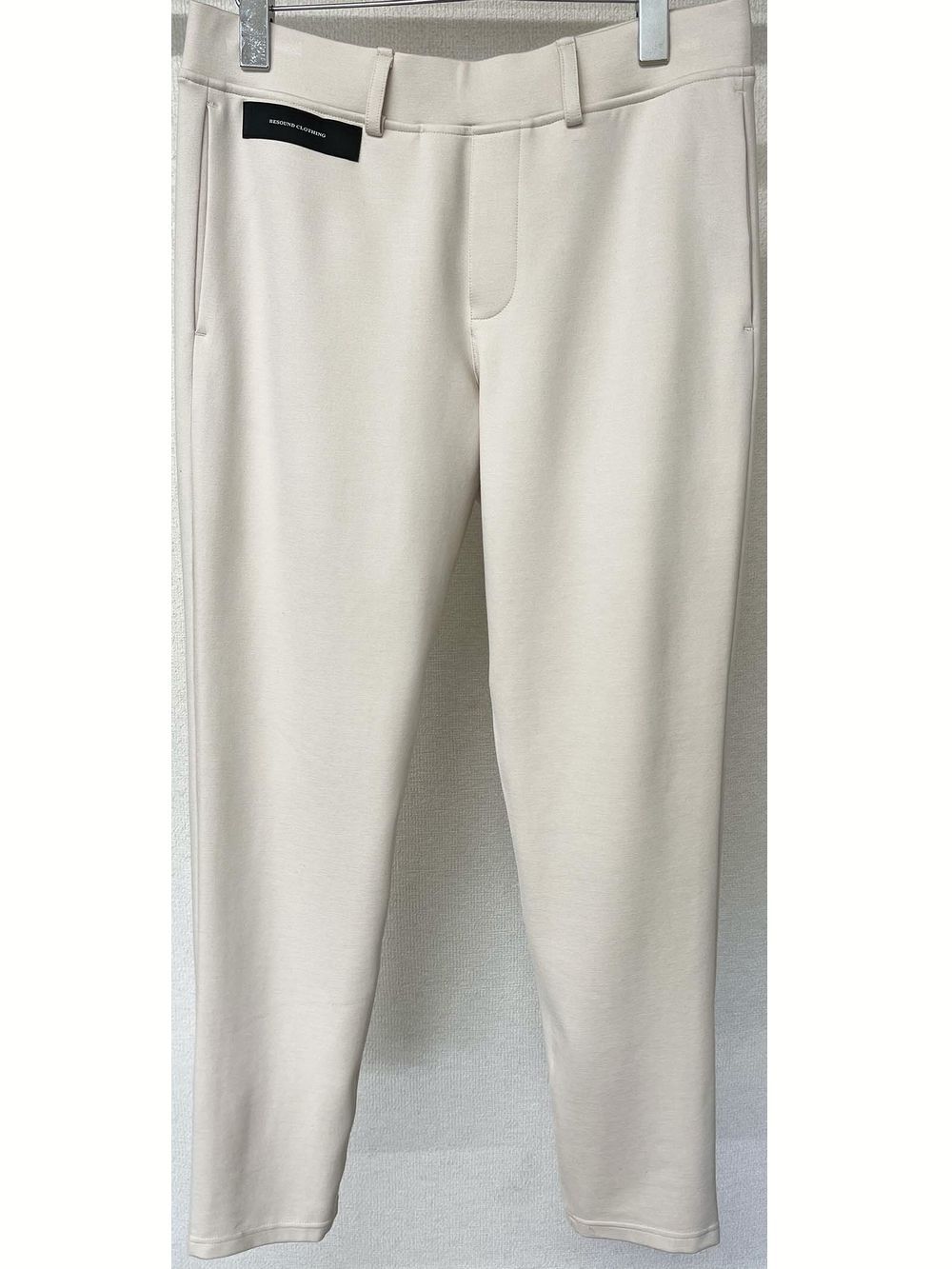 ERIC EASY PANTS BLACK    (オフホワイト)   スラックス型イージーパンツ