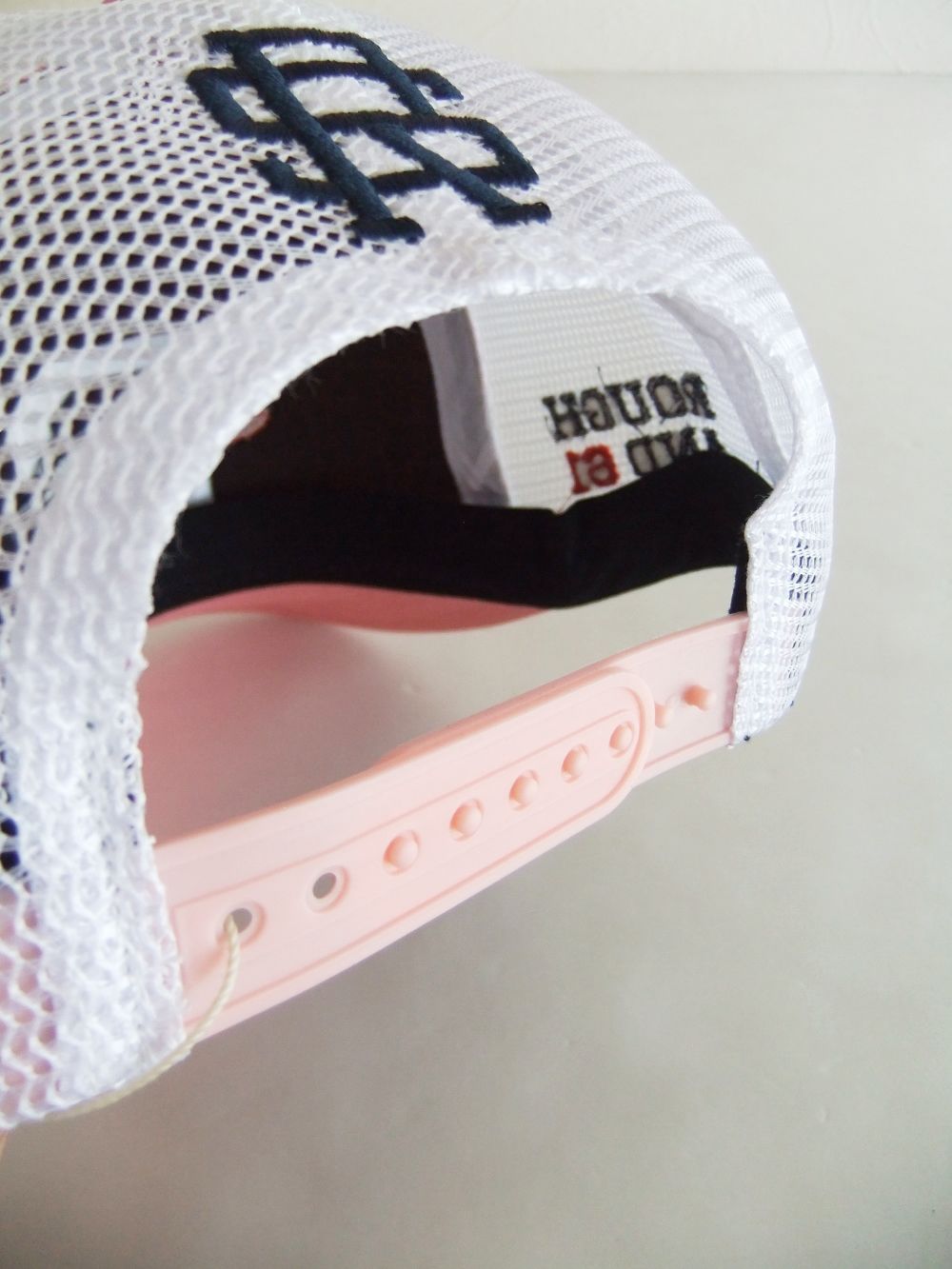 BIG D MESH CAP (ピンク) ロゴ入りキャップ RSA-23006