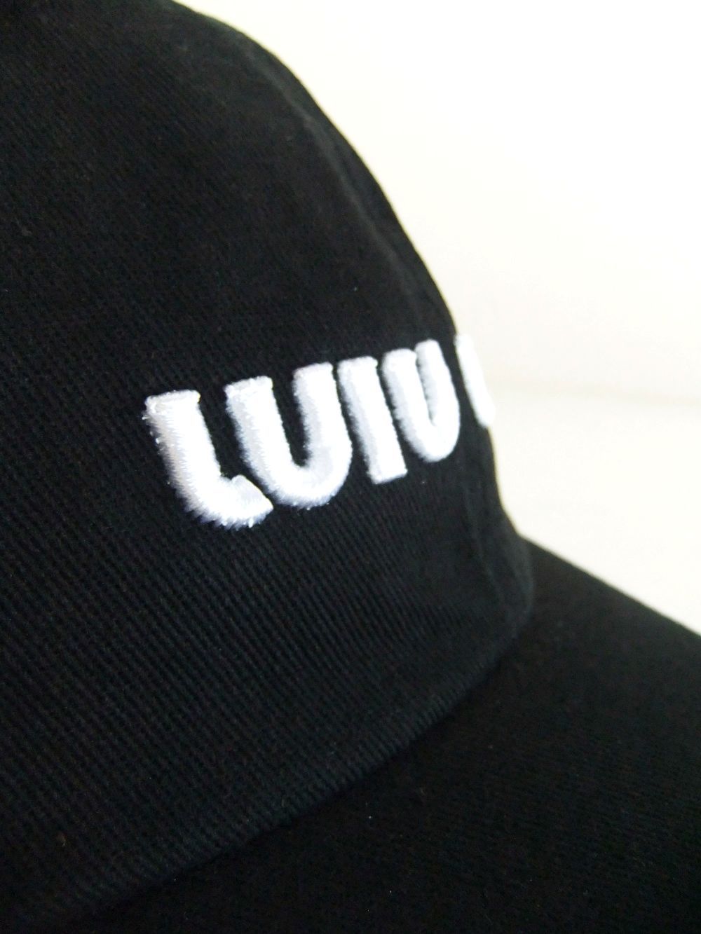 HOMMAGE LOGO CAP (ブラック)  ロゴ キャップ
