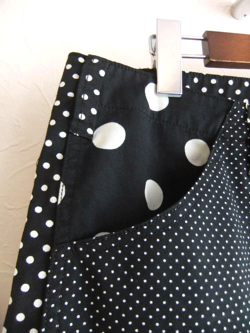 DOT CRAZY SHORTS    ドット柄 ペインターハーフパンツ   RSM-26070