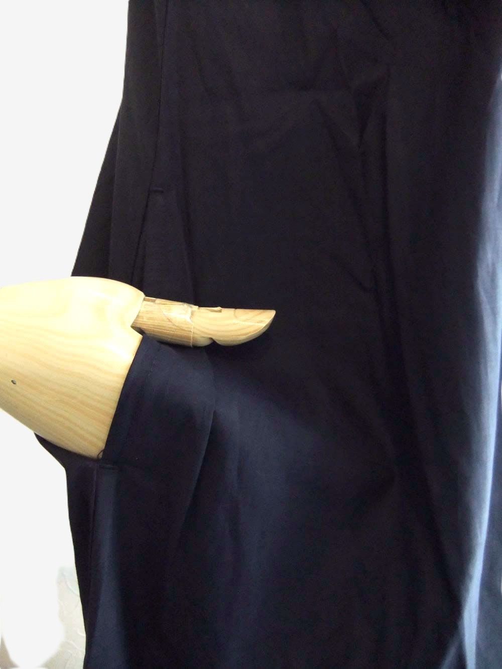 【jeune】 天竺＋布帛 コンビ タック ワンピース   J150729M